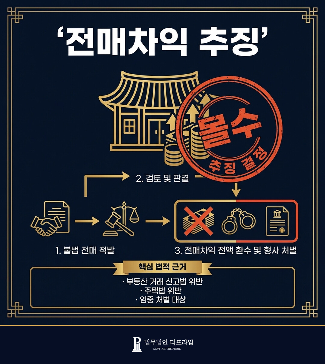 전매차익 추징이 가능할까? - 법무법인 더프라임