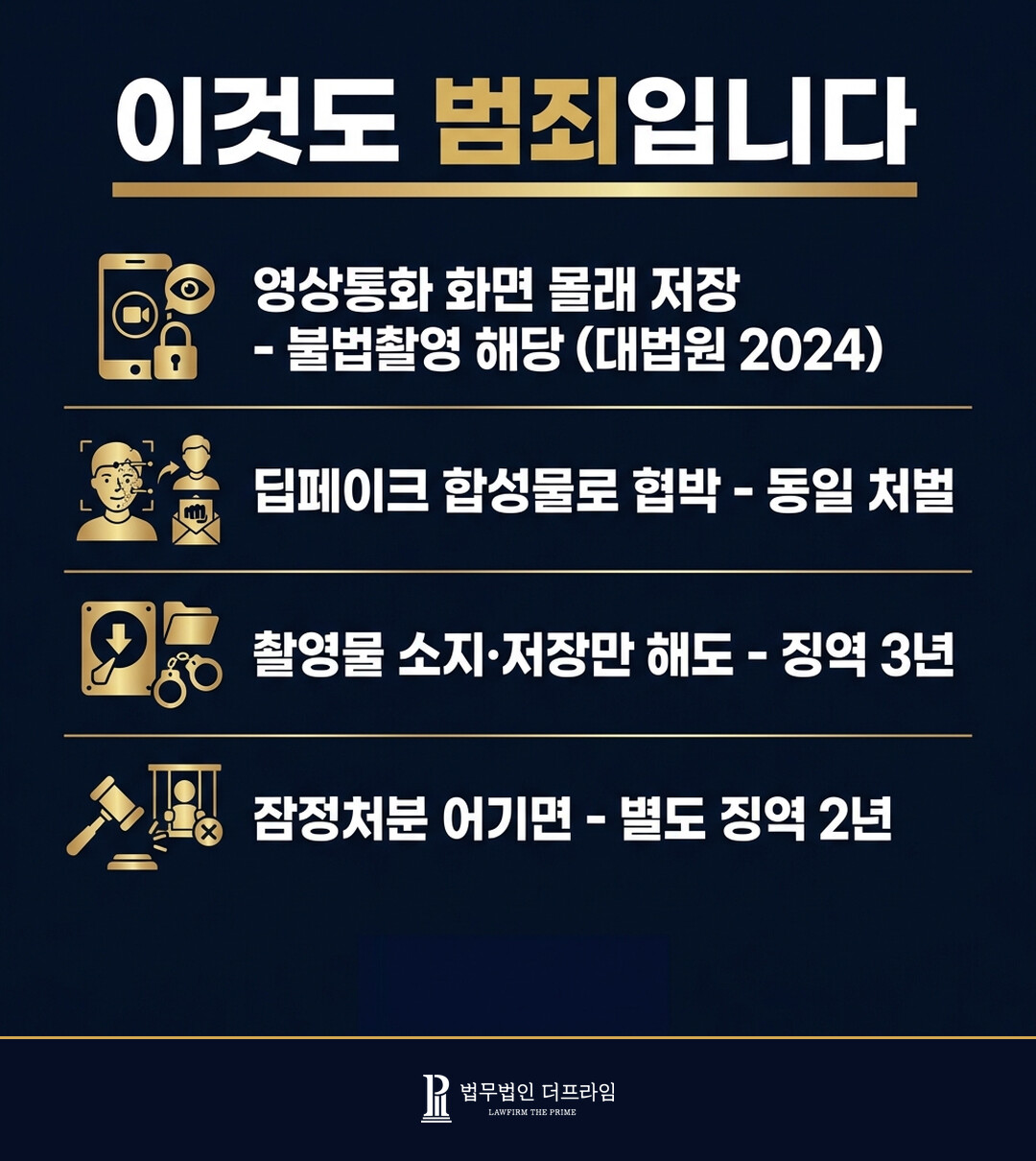 촬영물이용협박 딥페이크 스토킹 처벌