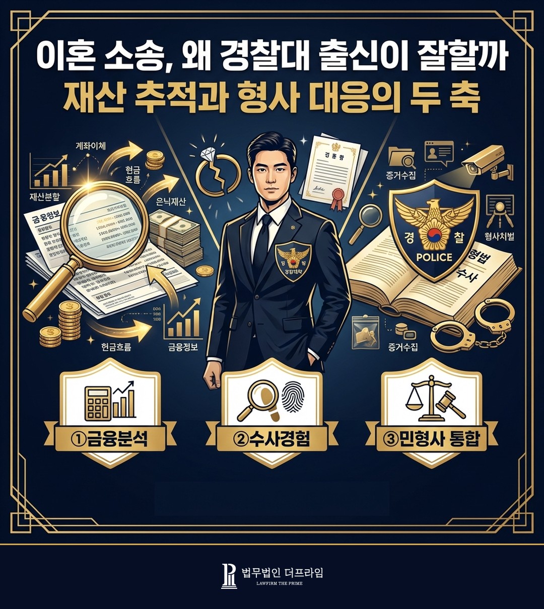 경찰대 출신 변호사 이혼 소송 강점