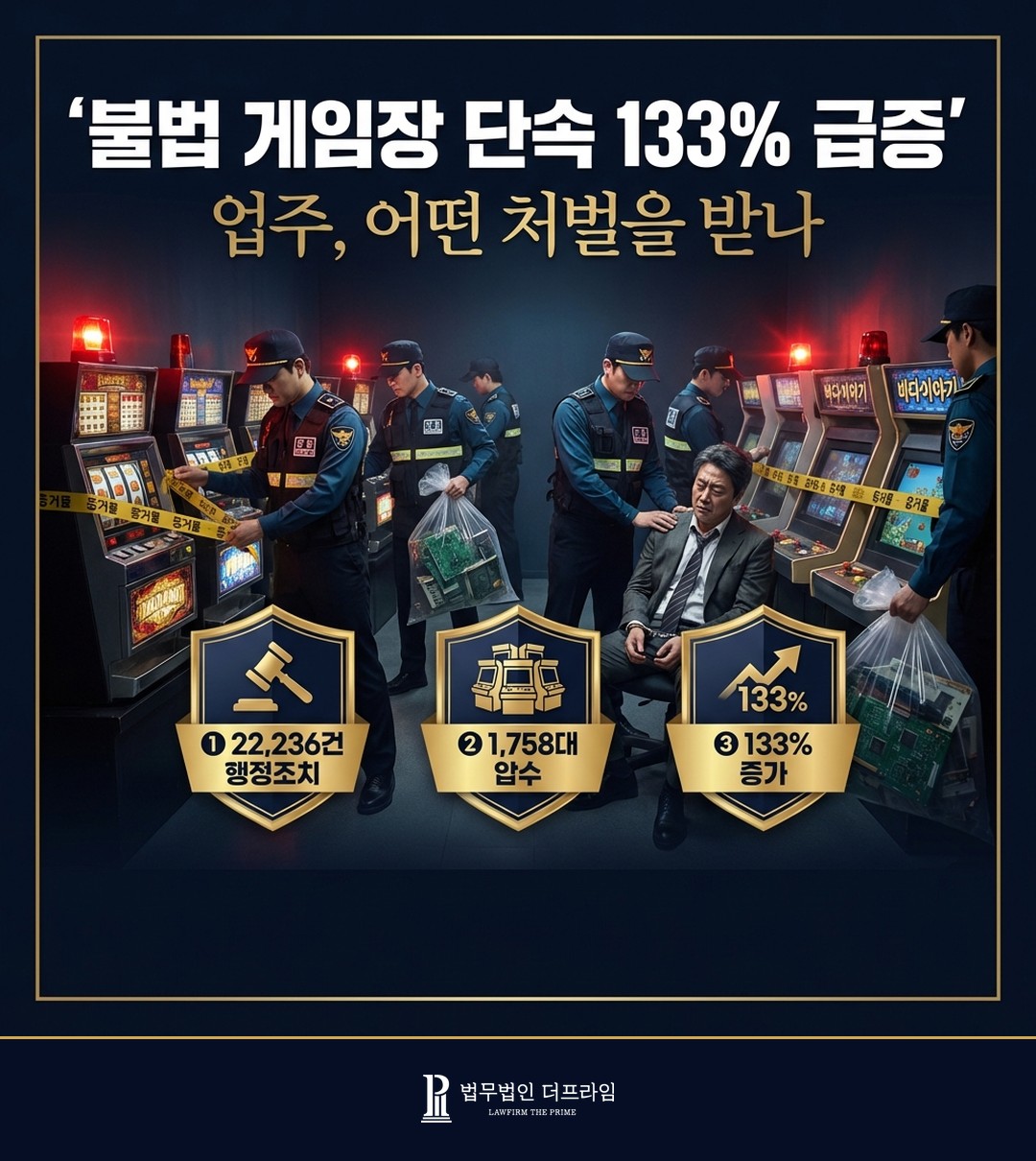 불법 게임장 단속 강화와 업주 처벌