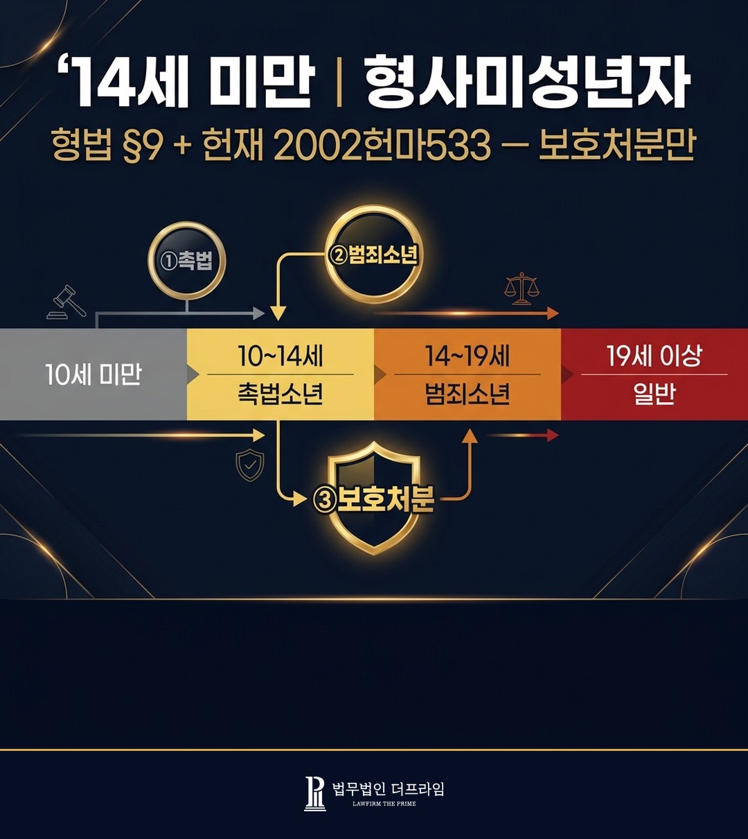 학교폭력 형사미성년자 14세 촉법소년 소년법 보호처분 헌재 2002헌마533