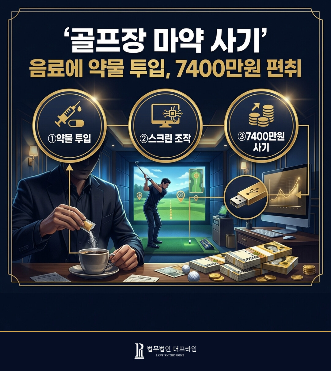 내기 골프 - 골프장 마약 사기 사건