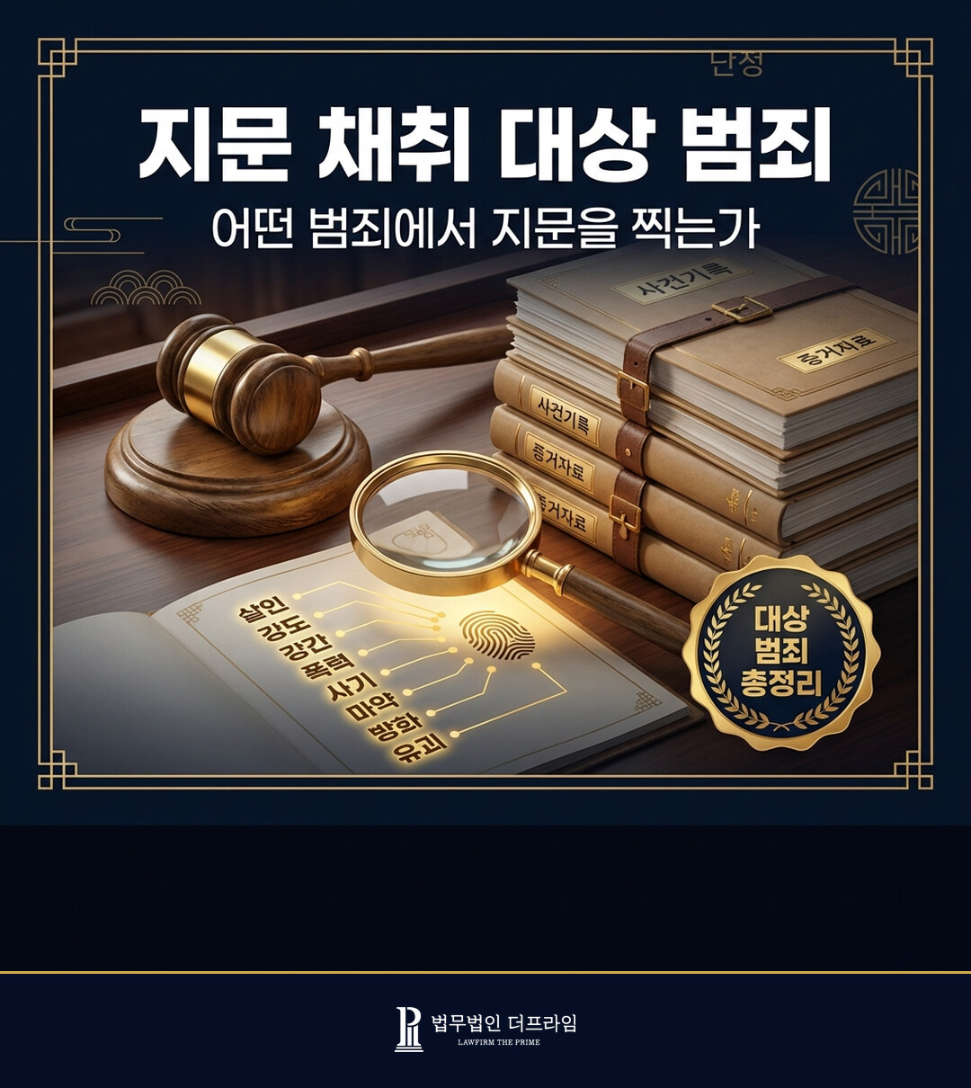 지문 채취와 무혐의 관계