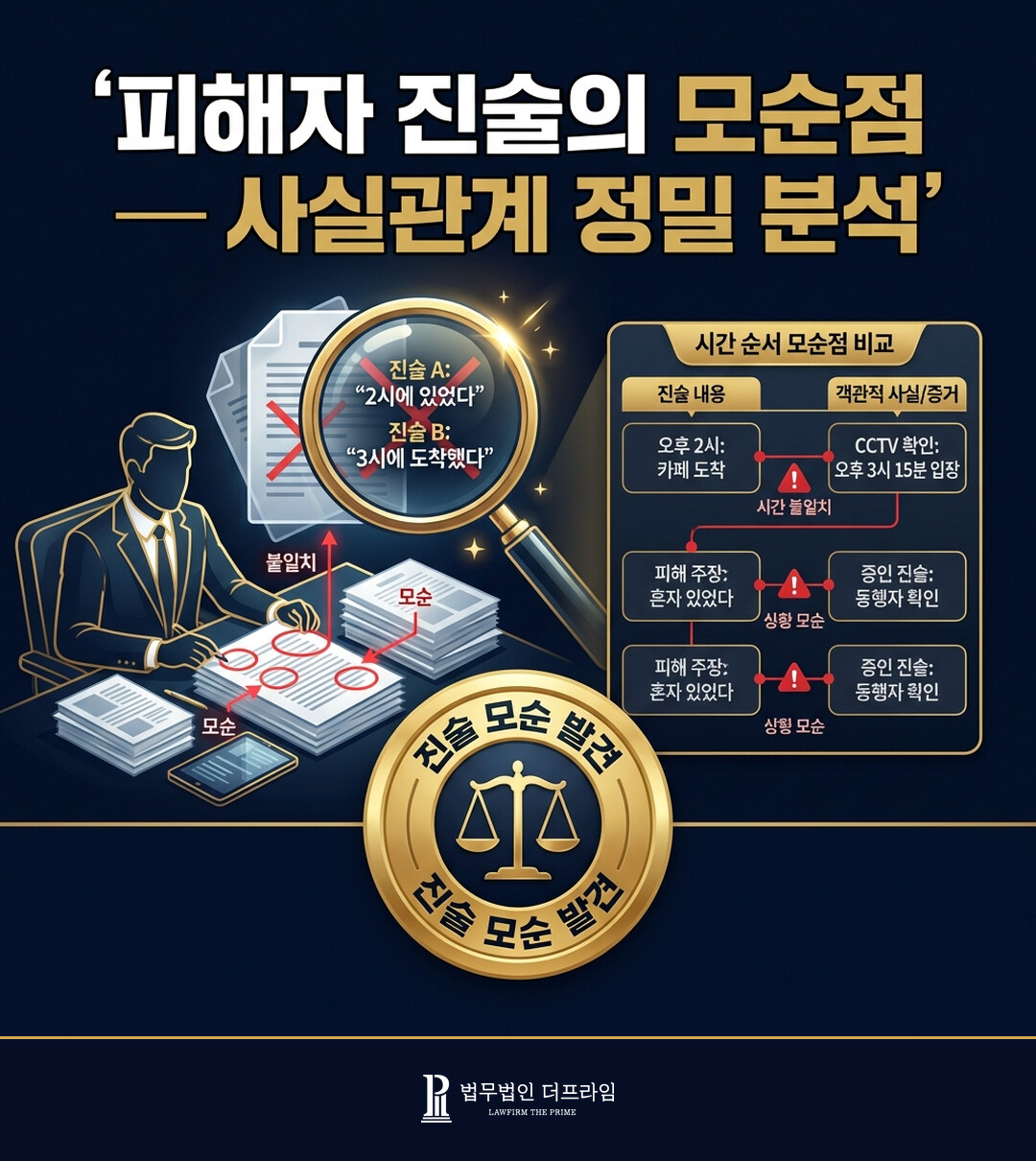 강간 사건 쟁점 진술 분석