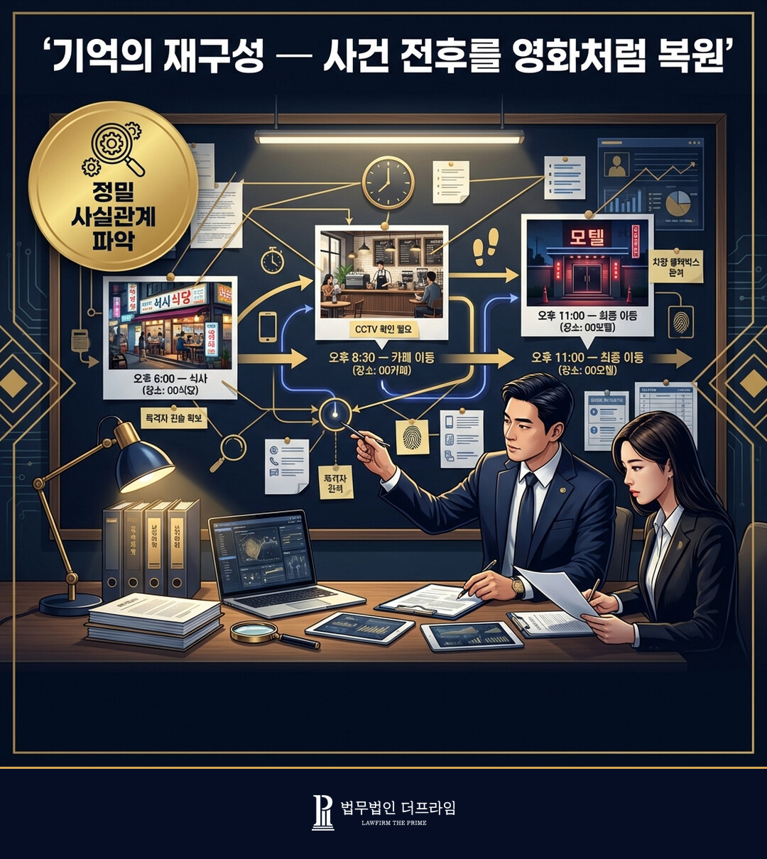 기억의 재구성 사건 전후를 영화처럼 복원