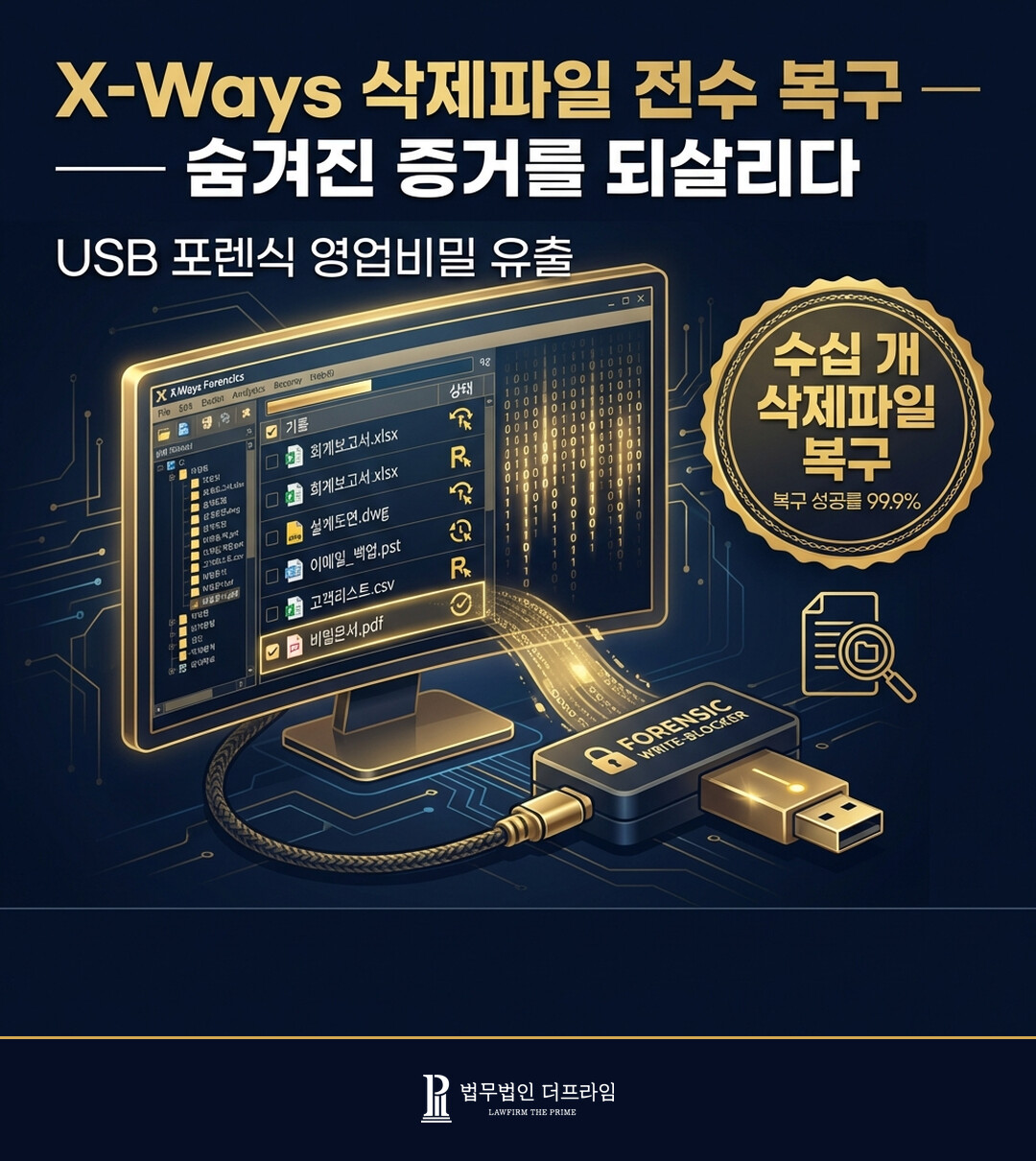 X-Ways 삭제파일 전수 복구 숨겨진 증거를 되살리다