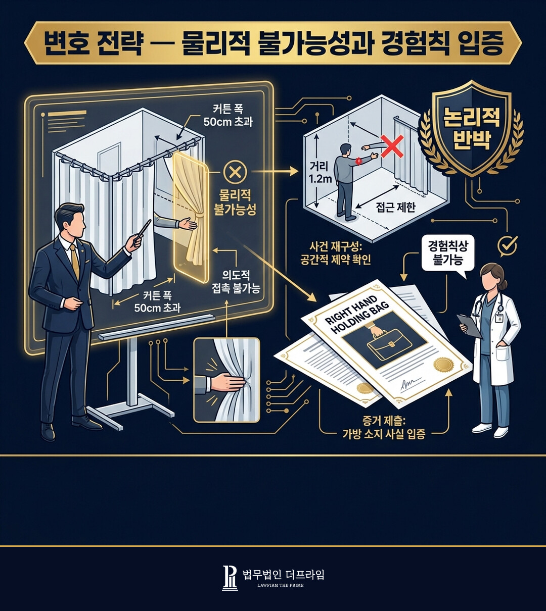 변호 전략 물리적 불가능성 입증