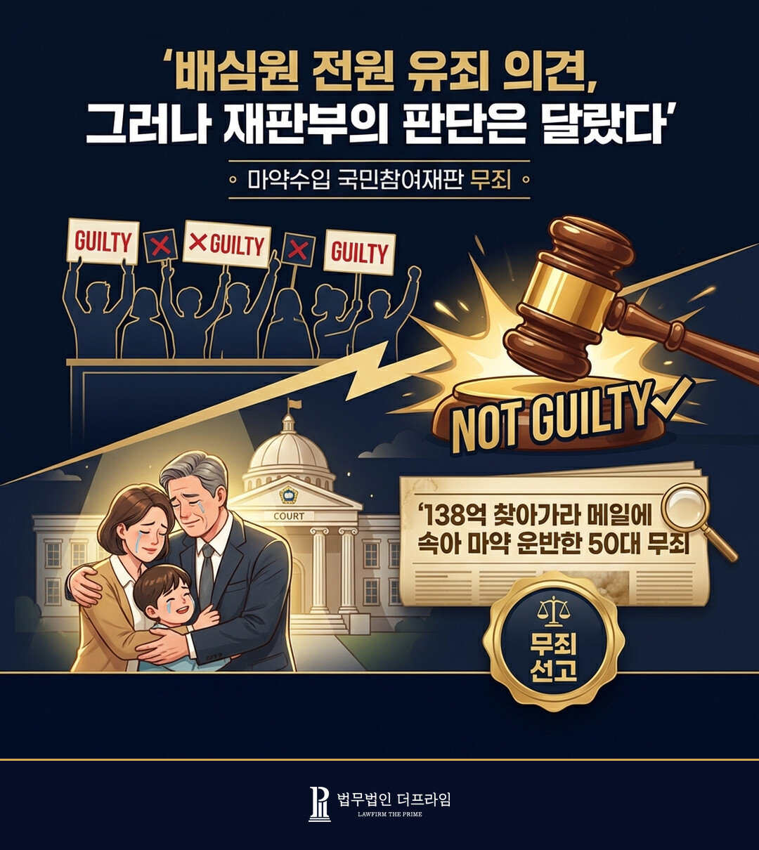 배심원 전원 유죄 의견 그러나 재판부의 판단은 달랐다