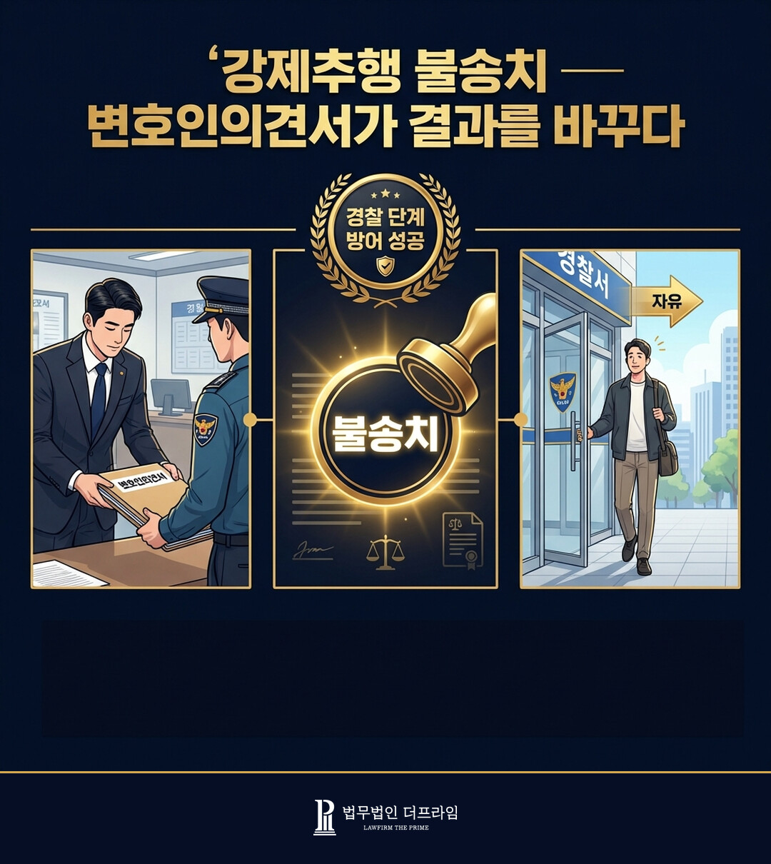 강제추행 불송치 결과