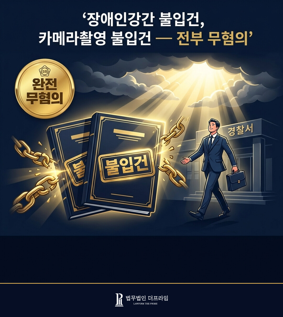 장애인강간 카메라촬영 전부 불입건 결과