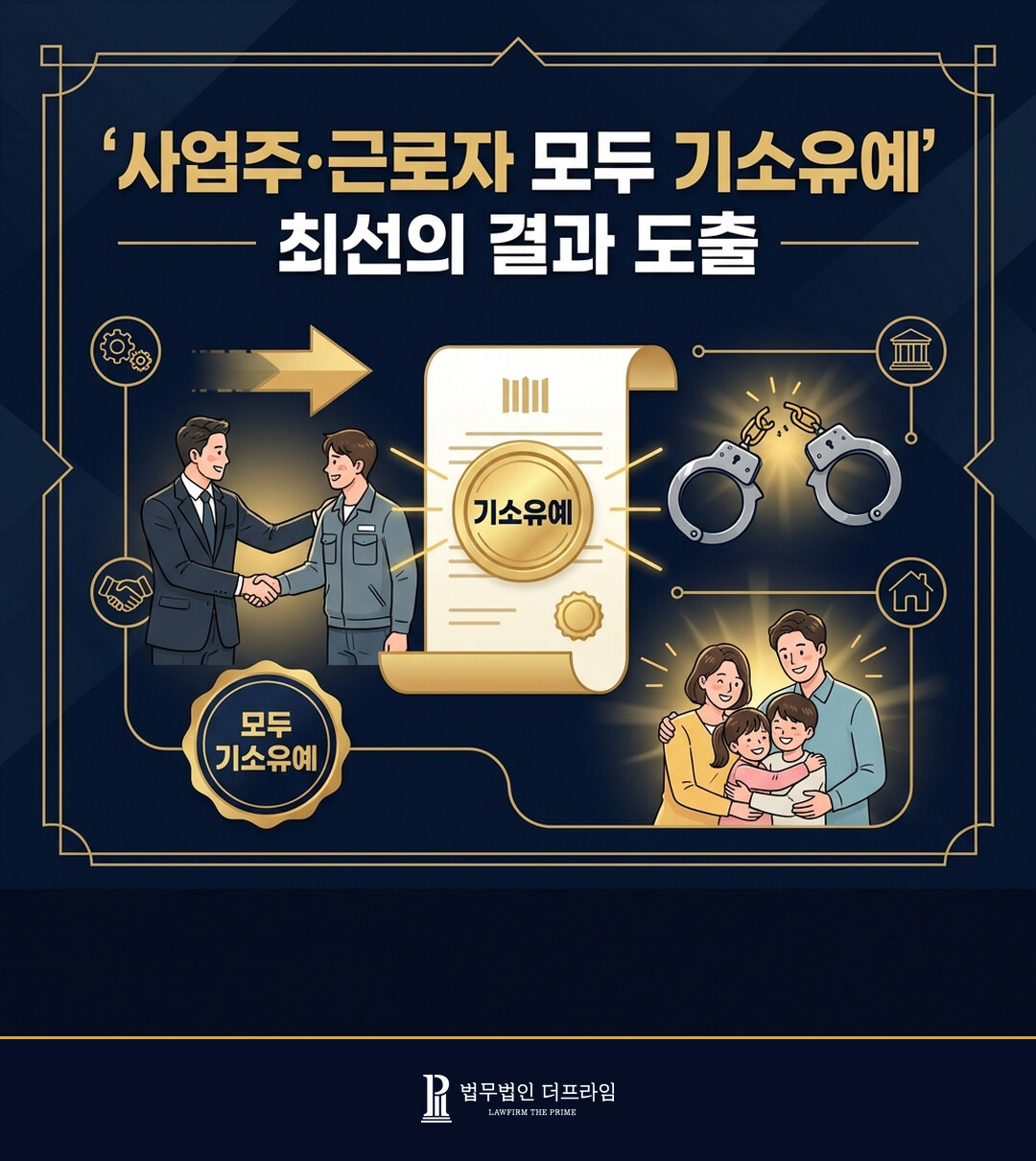 사업주 근로자 모두 기소유예 최선의 결과 도출
