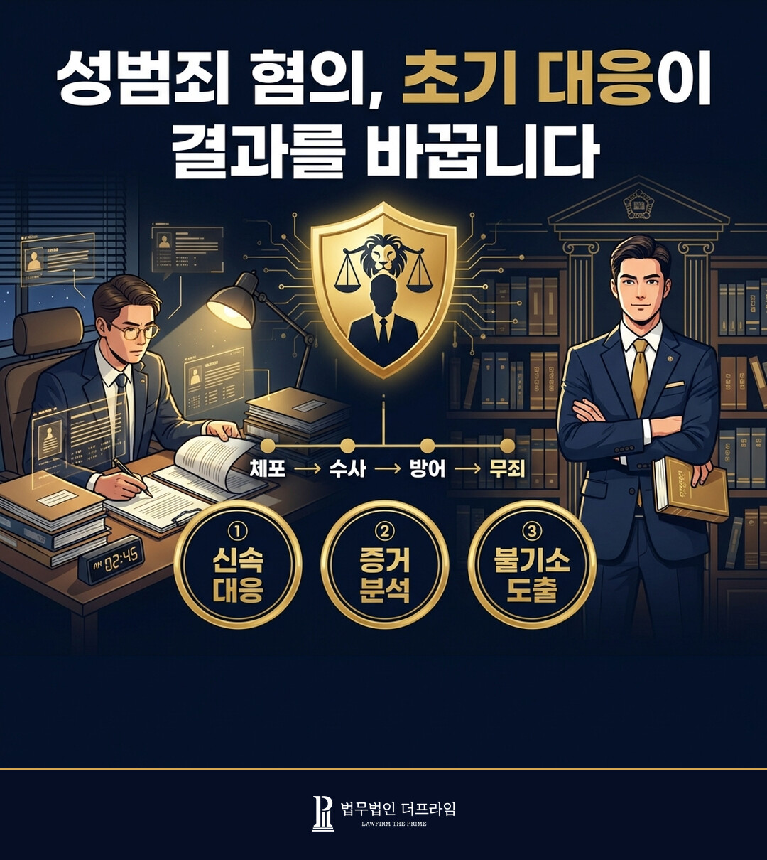 성범죄 혐의 초기 대응이 결과를 바꿉니다