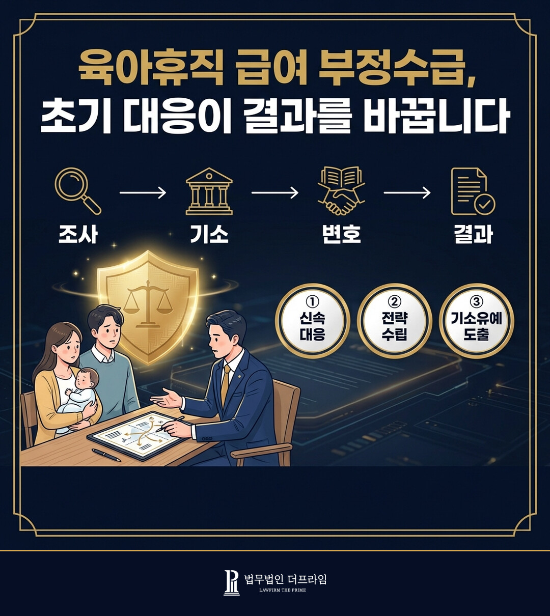 육아휴직 급여 부정수급 초기 대응이 결과를 바꿉니다