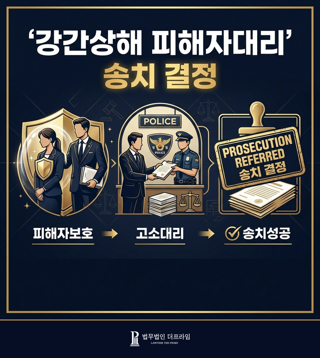 [법무법인 더프라임] 강간상해 송치 결정 도출 - 법무법인 더프라임