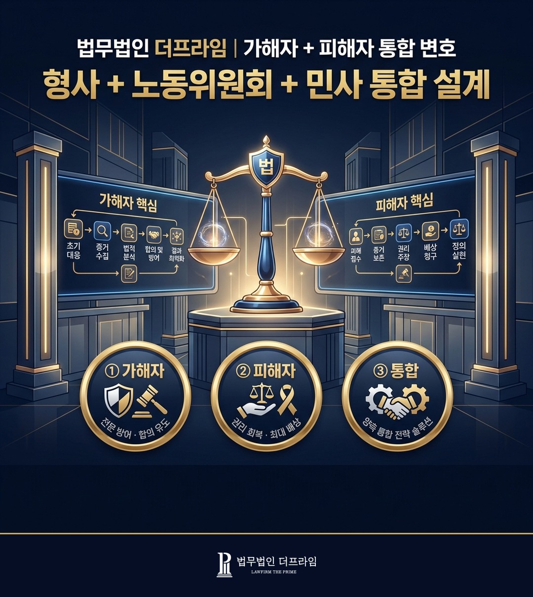 법무법인 더프라임 직장 내 괴롭힘 가해자 피해자 통합 변호